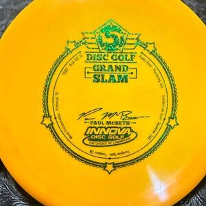 Innova Paul McBeth Grand Slam Yellow Penned ⭐️ DS Star Destroyer Disc Golf Disc